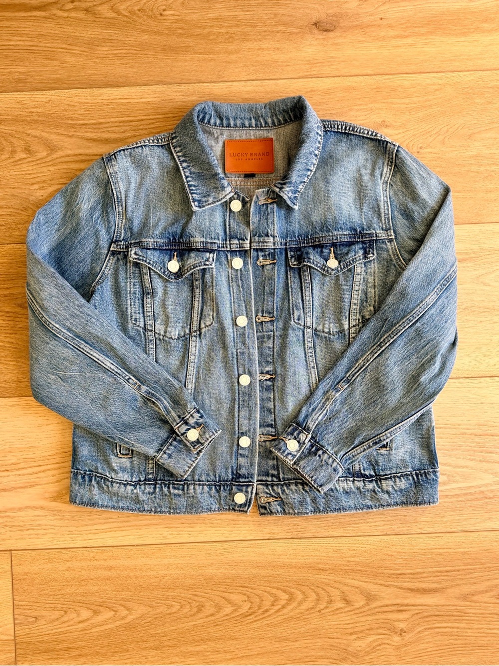 Lucky Brand Tomboy Trucker Denim Jacket XL — Like New